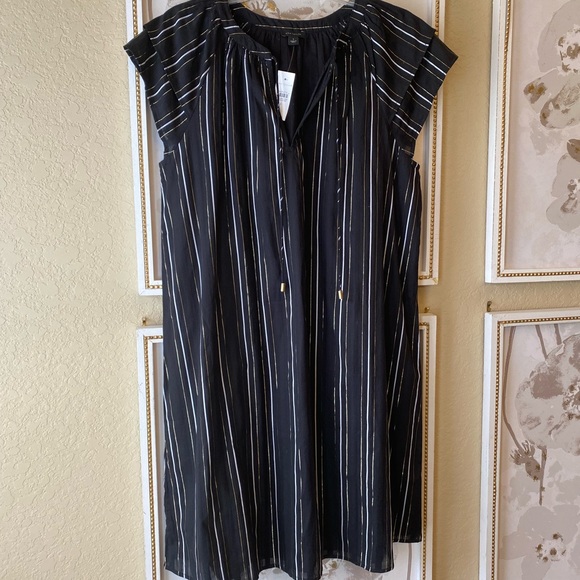 NWT Ann Taylor Metallic Shift Dress - Picture 5 of 10
